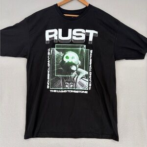 The Living Tombstone Black 'Rust' Graphic Tee